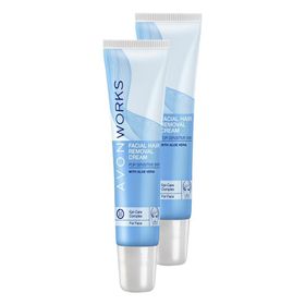 Avon Works Yüz İçin 2x15 ml Tüy Dökücü Krem