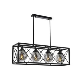 Avonni 1732 Ailesi Siyah Boyalı Modern Avize