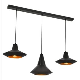 Avonni 4106 Siyah Boyalı Daire Avize