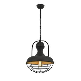 Avonni 4106 Siyah Boyalı Daire Avize