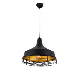 Avonni 4106 Siyah Boyalı Daire Avize