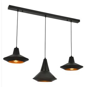 Avonni 4106 Siyah Boyalı Daire Avize