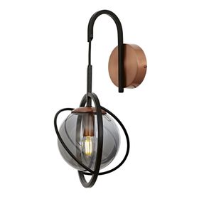 Avonni AP-60291-1BSY Siyah Boyalı Aplik