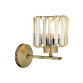 Avonni AP-65244-1E Eskitme Kaplama E27 Metal Kristal 20x27 cm Aplik