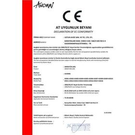 Avonni AR-65007-5D-BBY Beyaz Boyalı Modern Avize