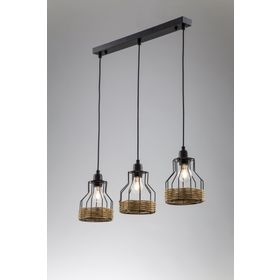 Avonni AV-1584-3Y-BSY Siyah Modern Avize