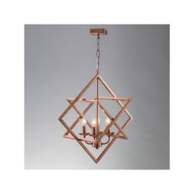 Avonni AV-1586-4C E14 Metal 57x37 cm Bakır Kaplama Modern Avize