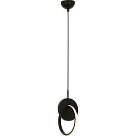 Avonni AV-1874-1BSY Siyah Boya Modern Metal Ahşap Avize