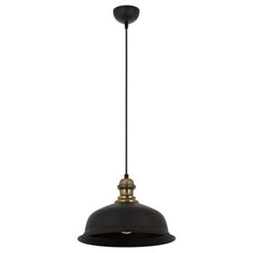 Avonni AV-4106-M27-BSY Siyah Boyalı E27 Metal 33 cm Modern Avize