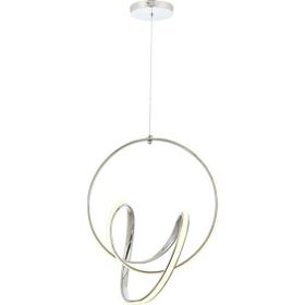 Avonni AV-5260-KB Led Metal 45 cm Krom Kaplama Modern Avize