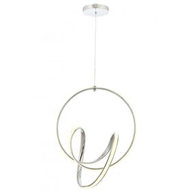 Avonni AV-5260-KB Led Metal 45 cm Krom Kaplama Modern Avize