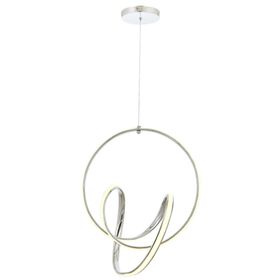 Avonni AV-5260-KB Led Metal 45 cm Krom Kaplama Modern Avize
