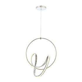 Avonni AV-5260-KB Led Metal 45 cm Krom Kaplama Modern Avize