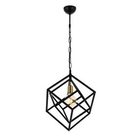 Avonni AV-60117-1BSY Eskitme/Siyah Boyalı Modern E27 Metal 42cm Avize