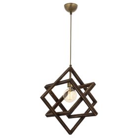 Avonni AV-60160-1E Eskitme Kaplama Modern E27 Ahşap Metal 30cm Avize