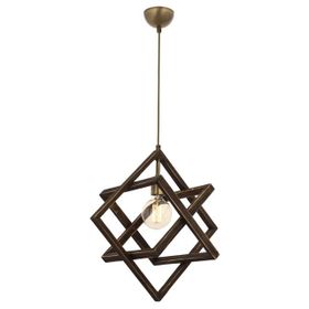 Avonni AV-60160-1E Eskitme Kaplama Modern E27 Ahşap Metal 30cm Avize