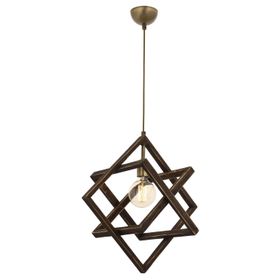 Avonni AV-60160-1E Eskitme Kaplama Modern E27 Ahşap Metal 30cm Avize