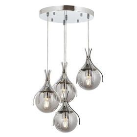 Avonni AV-60161-4KT Krom Kaplama 40 cm Modern Avize