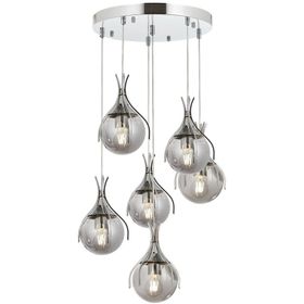 Avonni AV-60161-6KT Krom Kaplama 50 cm Modern Avize