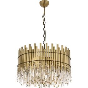 Avonni AV-60162-E60 Eskitme Kaplama Metal Kristal cm Avize
