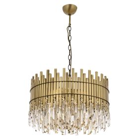 Avonni AV-60162-E60 Eskitme Kaplama Modern E27 Metal Kristal 60x60cm Avize