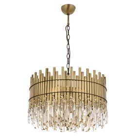 Avonni AV-60162-E60 Eskitme Kaplama Modern E27 Metal Kristal 60x60cm Avize