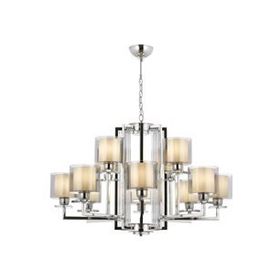 Avonni AV-60190-12K Krom Kaplama 105 cm Modern Avize