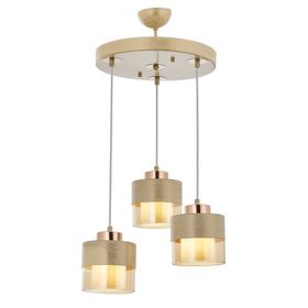 Avonni AV-60193-3T-KRM Krem Boyalı 40 cm Modern Avize
