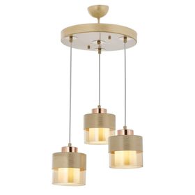 Avonni AV-60193-3T-KRM Krem Boyalı 40 cm Modern Avize