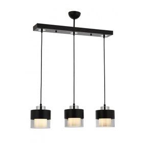Avonni AV-60193-3Y-BSY Siyah Boyalı 70x15 cm Modern Avize