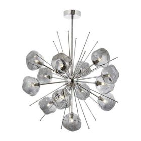 Avonni AV-60212-13K Krom Kaplama Modern Avize, G9, Metal, Cam, 70cm