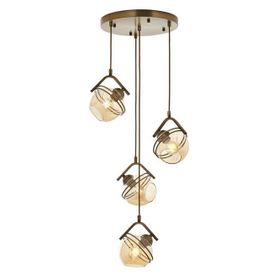 Avonni AV-60215-4ET Eskitme Kaplama 40 cm Modern Avize