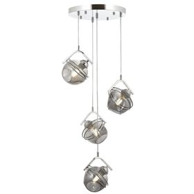 Avonni AV-60215-4KT Krom Kaplama 40 cm Modern Avize