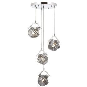 Avonni AV-60215-4KT Krom Kaplama 40 cm Modern Avize