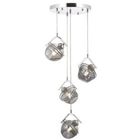 Avonni AV-60215-4KT Krom Kaplama 40 cm Modern Avize