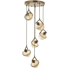 Avonni AV-60215-6ET Eskitme Kaplama 45 cm Modern Avize