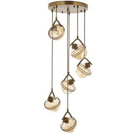 Avonni AV-60215-6ET Eskitme Kaplama 45 cm Modern Avize