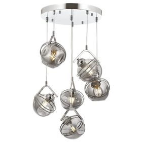Avonni AV-60215-6KT Krom Kaplama 45 cm Modern Avize