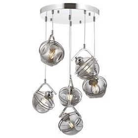 Avonni AV-60215-6KT Krom Kaplama 45 cm Modern Avize