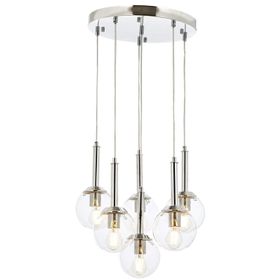 Avonni AV-60216-6KT Krom Kaplama 50 cm Modern Avize