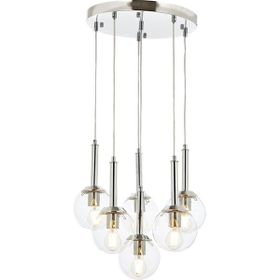 Avonni AV-60216-6KT Krom Kaplama 50 cm Modern Avize