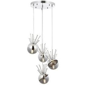 Avonni AV-60218-4KT Krom Kaplama 40 cm Modern Avize