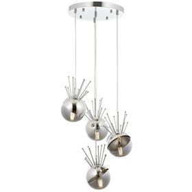 Avonni AV-60218-4KT Krom Kaplama 40 cm Modern Avize