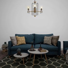 Avonni AV-60218-6ET Eskitme Kaplama 50 cm Modern Avize