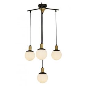 Avonni AV-60273-4BSY Siyah Boyalı Modern Avize