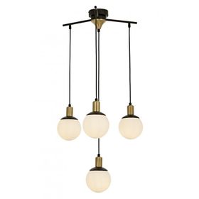 Avonni AV-60273-4BSY Siyah Boyalı Modern Avize