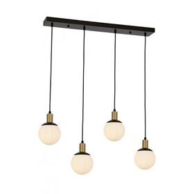 Avonni AV-60273-4Y-BSY Siyah Boyalı Modern Avize