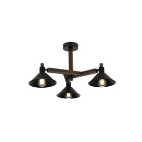 Avonni AV-60294-3BSY Siyah Boyalı Modern Avize