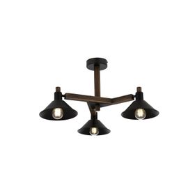 Avonni AV-60294-3BSY Siyah Boyalı Modern Avize