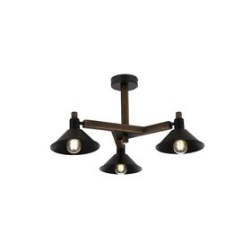 Avonni AV-60294-3BSY Siyah Boyalı Modern Avize